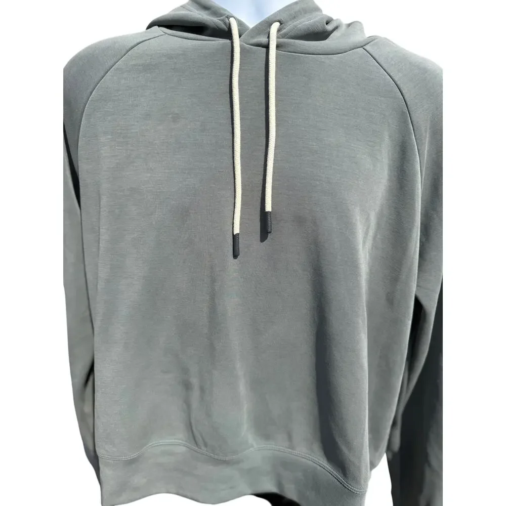 Fundamental Coast Pullover Hoodie Mens Size Large Gray Pullover solid light